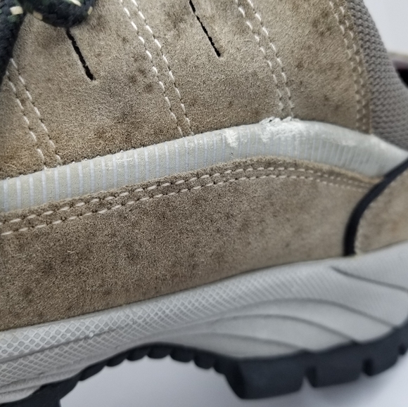 Everest Leather Low Top Lace Up Hiking Work Boots Covina Brown Mens Size 10.5 - Picture 4 of 6